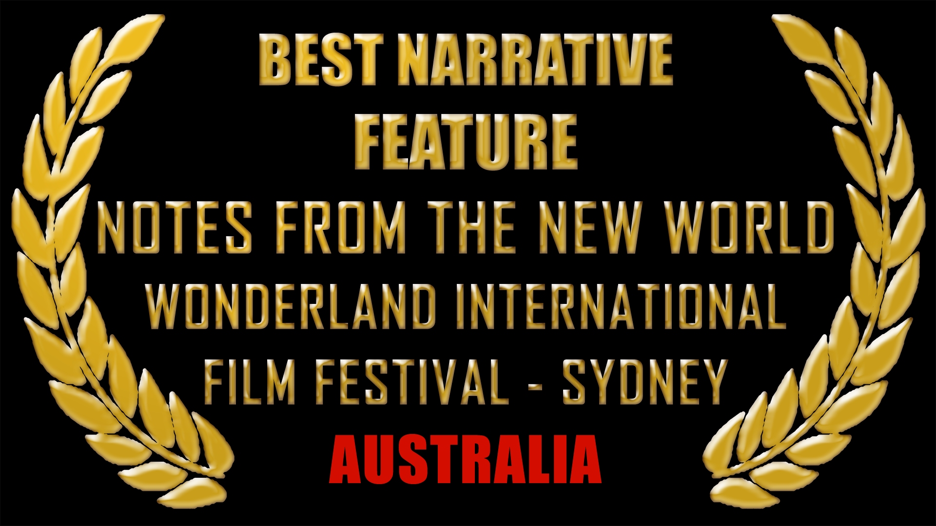 Best Narrative Feature, Australia